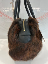 Load image into Gallery viewer, NWT Evanna Fur and Leather Shoulder Bag
