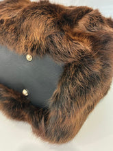 Load image into Gallery viewer, NWT Evanna Fur and Leather Shoulder Bag
