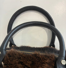 Load image into Gallery viewer, NWT Evanna Fur and Leather Shoulder Bag
