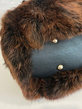 Load image into Gallery viewer, NWT Evanna Fur and Leather Shoulder Bag

