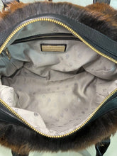 Load image into Gallery viewer, NWT Evanna Fur and Leather Shoulder Bag
