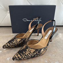 Load image into Gallery viewer, NIB Laura Silk Jacquard Sling Shoes
