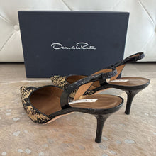 Load image into Gallery viewer, NIB Laura Silk Jacquard Sling Shoes
