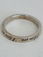 Load image into Gallery viewer, I Love You Narrow Notes Band Ring
