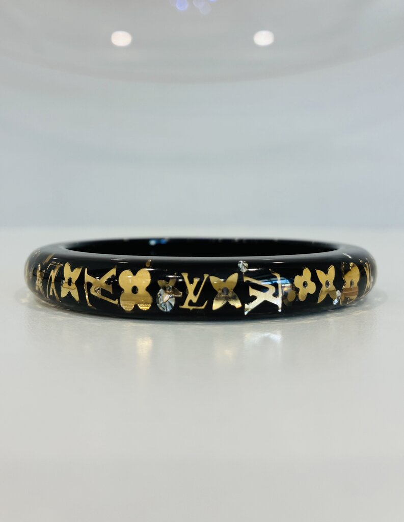 Resin Monogram Inclusion Bangle