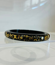 Load image into Gallery viewer, Resin Monogram Inclusion Bangle
