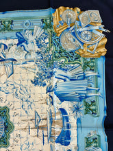 Load image into Gallery viewer, Carre 90 Azulejos Silk Scarf
