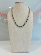 Load image into Gallery viewer, Sterling Silver 14k Yellow Gold Wheat Chain Necklace
