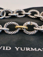 Load image into Gallery viewer, Oval Link Chain Bracelet in Sterling/Gold
