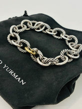 Load image into Gallery viewer, Oval Link Chain Bracelet in Sterling/Gold
