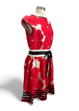 Load image into Gallery viewer, NWT Floral Jacquard Cap Sleeve Dress
