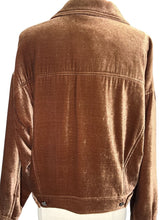 Load image into Gallery viewer, Velvet Silk-Bend Bomber Jacket
