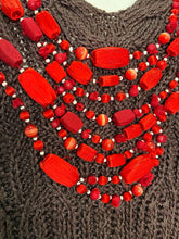 Load image into Gallery viewer, Beaded Crochet Sweater Tank Top
