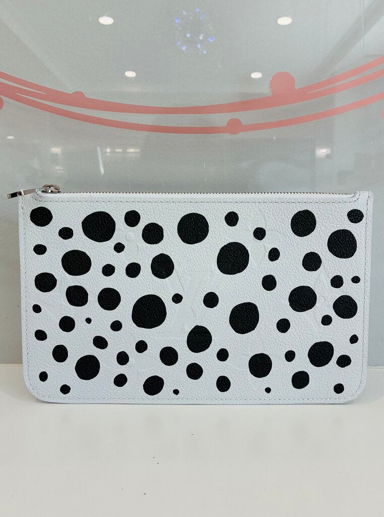 LV x Yayoi Kusama Monogram Empriente Infinity Dots Neverfull Pouch