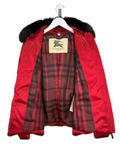 Load image into Gallery viewer, Puffer Jacket Blue Fox Detachable Collar
