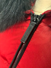 Load image into Gallery viewer, Puffer Jacket Blue Fox Detachable Collar
