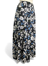 Load image into Gallery viewer, Norris Floral-Print Silk-Blend Twill Midi Skirt
