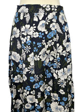 Load image into Gallery viewer, Norris Floral-Print Silk-Blend Twill Midi Skirt

