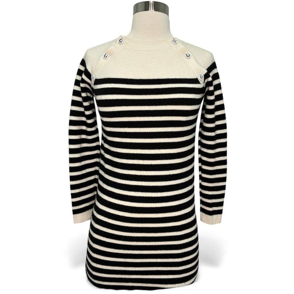 Nautical Wool Stripe Dress