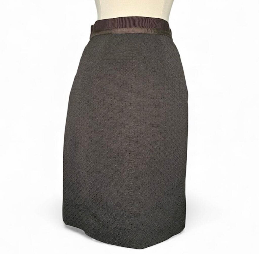 Textured Pencil Skirt