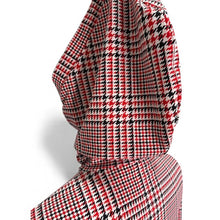 Load image into Gallery viewer, Belle Houndstooth Hooded Jersey Top
