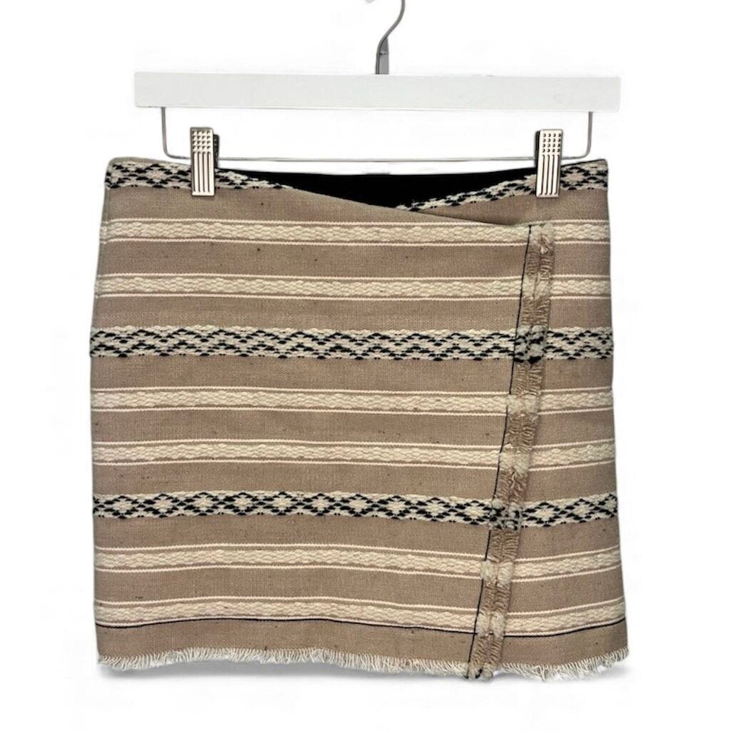 NWT Mini Wrap-Around Wool Skirt