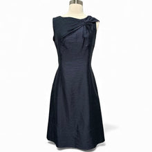 Load image into Gallery viewer, Wool Blend Ruched Collar Midi Dress
