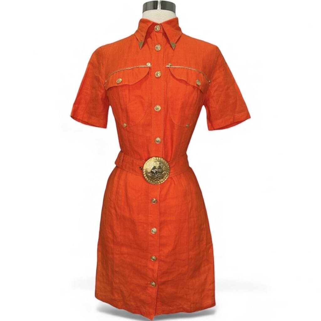 Linen Button Down Dress