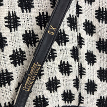 Load image into Gallery viewer, Pre Fall 2012 Runway Raw Silk Weave Knit Geometric OpArt Dress
