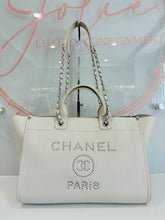 Load image into Gallery viewer, Deauville Studded Caviar Leather Tote Bag
