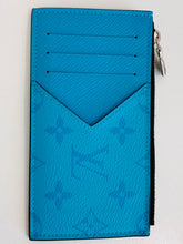 Load image into Gallery viewer, Taigarama Monogram Coin Card Holder
