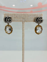 Load image into Gallery viewer, Marmont Crystal Double G Earrings
