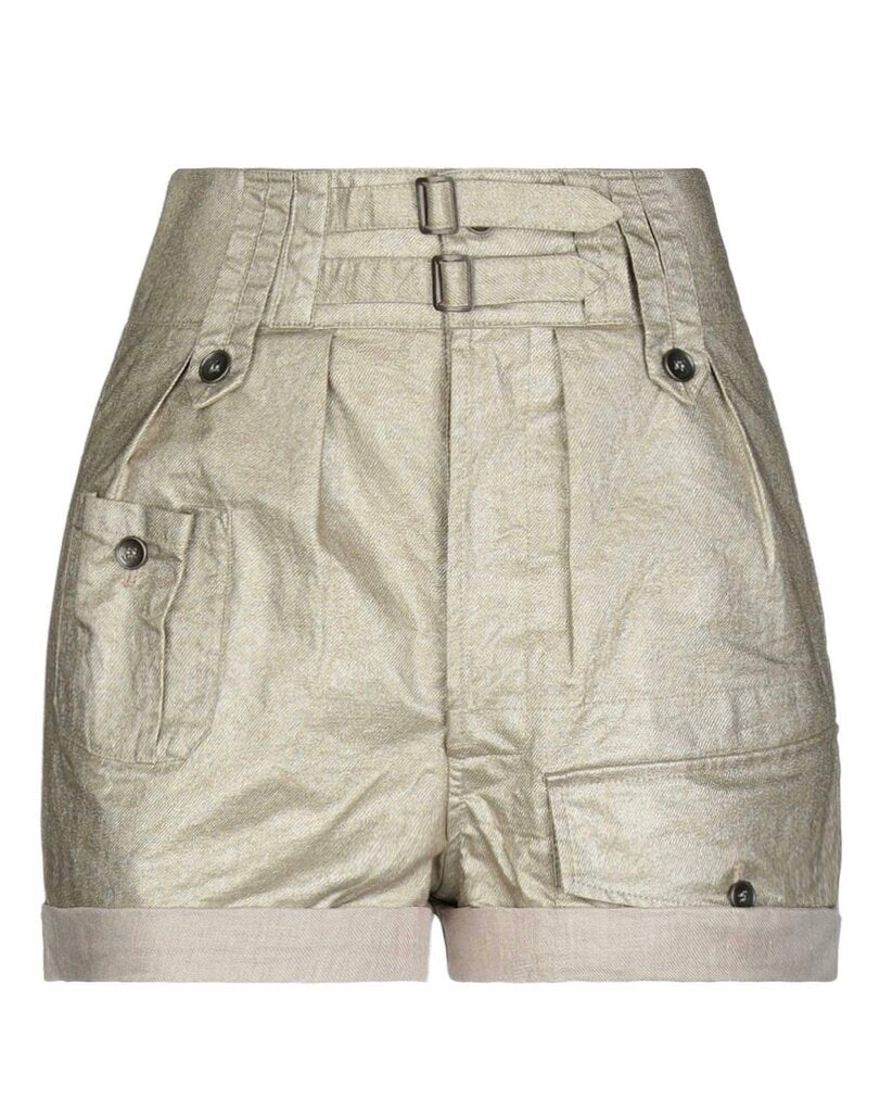 NWT Coated Linen Shorts