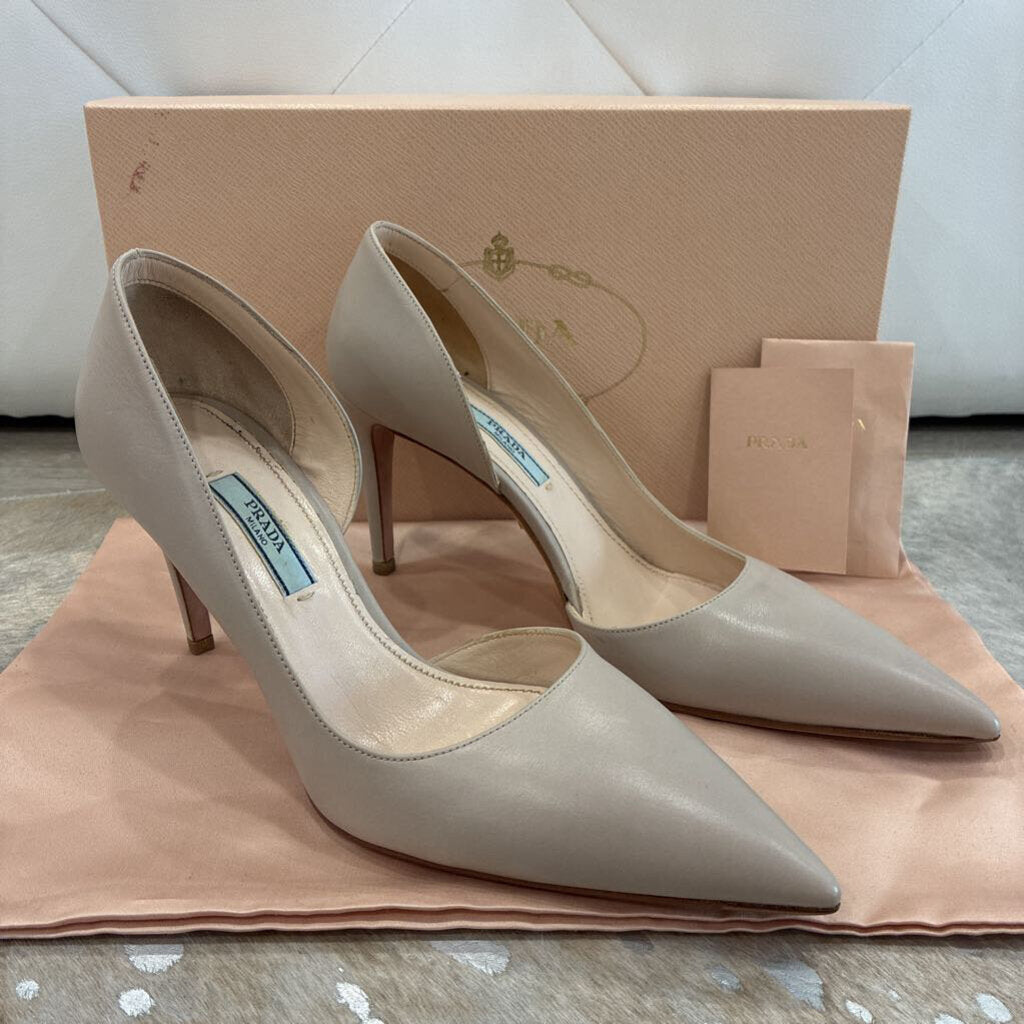 Leather D'Orsay Pump