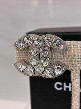 Load image into Gallery viewer, CC 04A Heart Crystal Earrings
