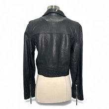 Load image into Gallery viewer, Barry Washed Leather Motorcyle Jacket
