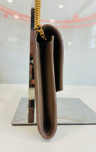 Load image into Gallery viewer, Uptown Chain Wallet in Grain de Poudre Embossed Leather
