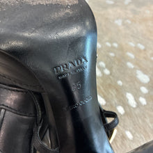 Load image into Gallery viewer, Leather Square Toe Slingback Pump
