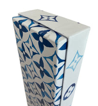 Load image into Gallery viewer, Sycamore Wood Cotton Monogram Tile Fan
