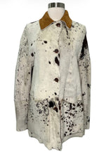 Load image into Gallery viewer, Reversible Pony Hair Button Down Jacket
