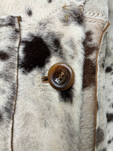 Load image into Gallery viewer, Reversible Pony Hair Button Down Jacket
