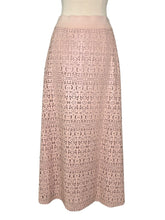 Load image into Gallery viewer, NWT Sosie Vegan-Leather Flared Midi Skirt
