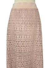 Load image into Gallery viewer, NWT Sosie Vegan-Leather Flared Midi Skirt
