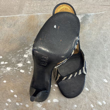 Load image into Gallery viewer, Beaded Leather Heeled Sandals
