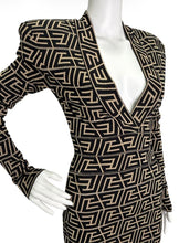 Load image into Gallery viewer, NWT Monogram Knit Bodycon Mini Dress
