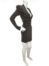 Load image into Gallery viewer, NWT Monogram Knit Bodycon Mini Dress
