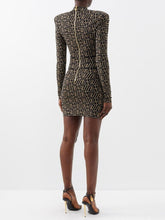 Load image into Gallery viewer, NWT Monogram Knit Bodycon Mini Dress
