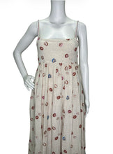 Load image into Gallery viewer, Gavin Tie-Back Beaded Shell Midi Dress
