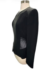 Load image into Gallery viewer, Moto Leather Trimmed Jacket
