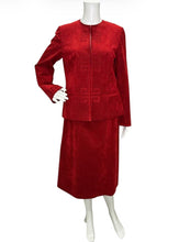 Load image into Gallery viewer, Vintage Two Piece Blazer Skirt Set
